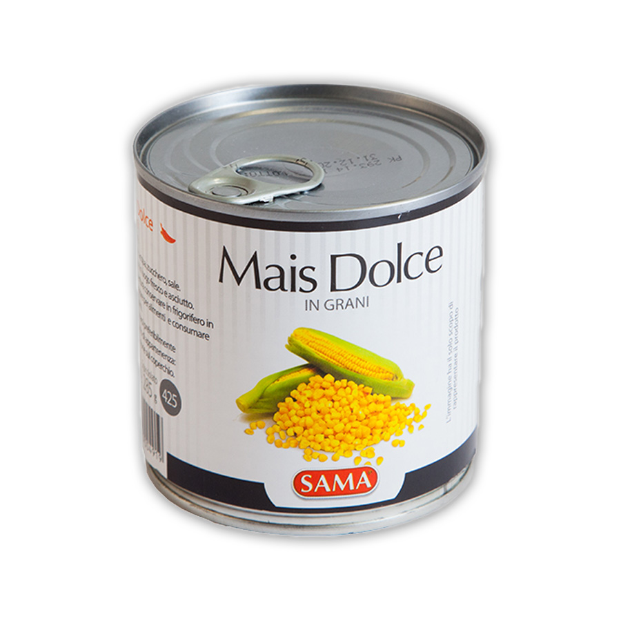 Mais dolce in grani - Whole Kernel Sweet Corn - Products - Menù srl - Dal  1932 Produttori Specialità Alimentari